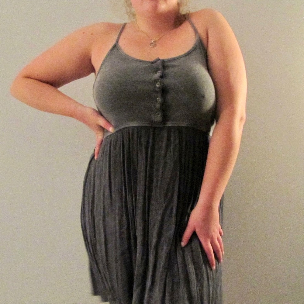 cute gray dress 🌚